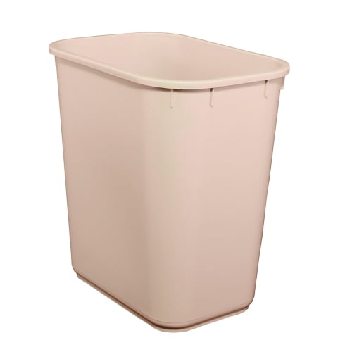 Essential Wastebasket, 13 Quart Rectangular, Blush